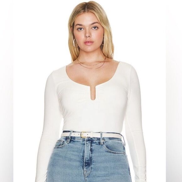 NEW Good American- GOOD TOUCH
U RING BODYSUIT Cream Size 5=2XL - Picture 2 of 15